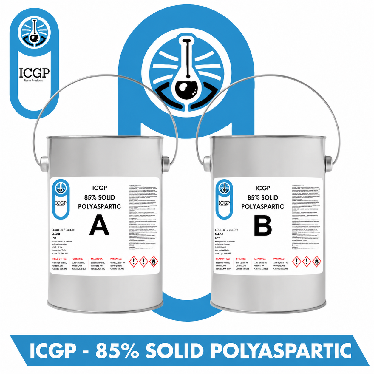 ICGP – 85% Solid high-performance Polyaspartic